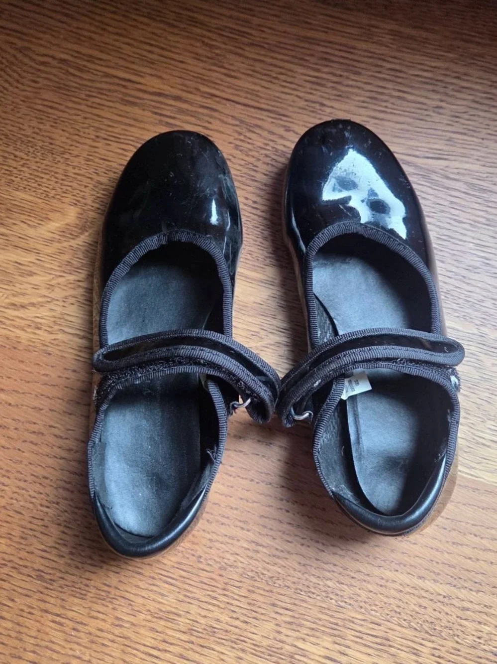 Black Girls' Tap Shoes size 12